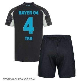 Bayer Leverkusen Jonathan Tah #4 Maglia Gara Terza Repliche 2024-25 Bambino Maniche Corte